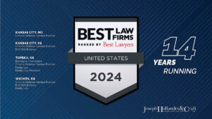 Joseph, Hollander & Craft was named to the 2024 Best Law Firms list by Best Lawyers