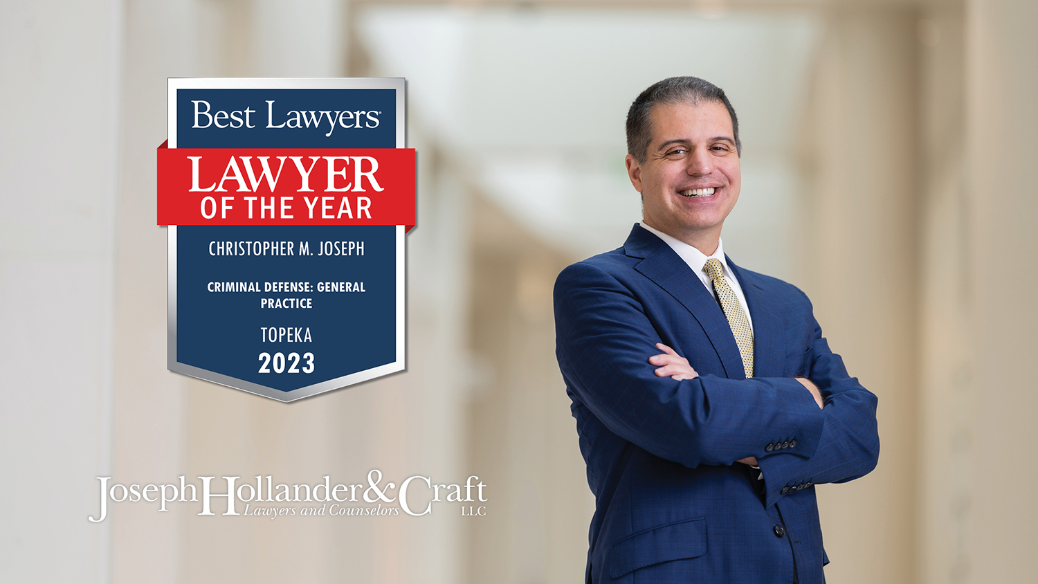 Chris Joseph Topeka criminal defense lawyer of the year 2023 best lawyers